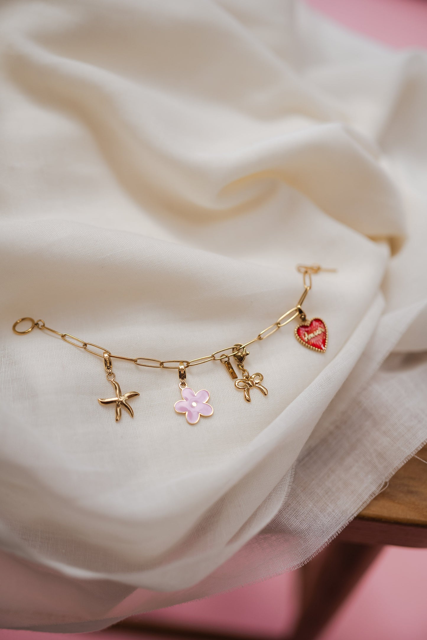 Golden Bow Pendant