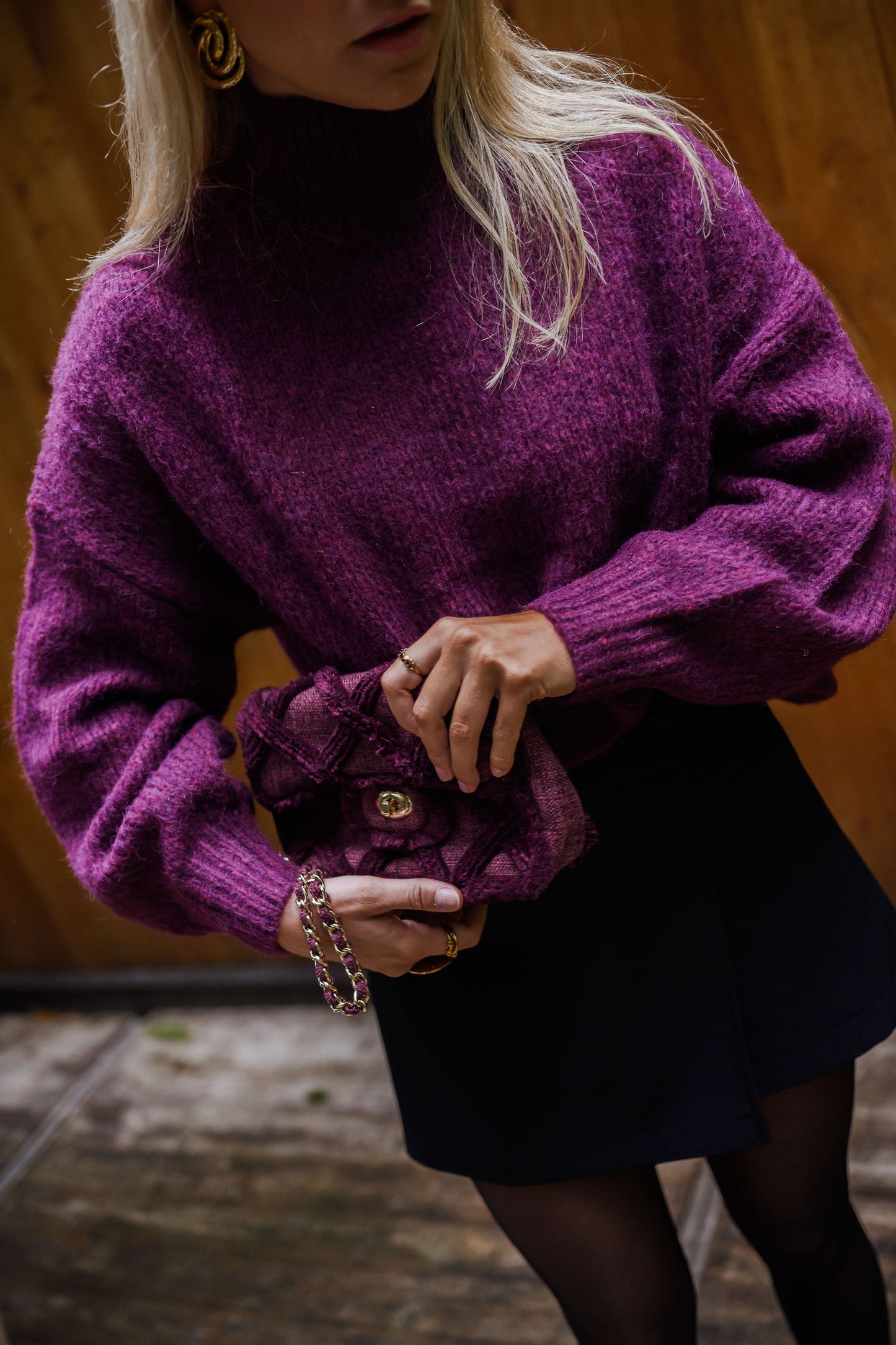 Burgundy Malon Bag