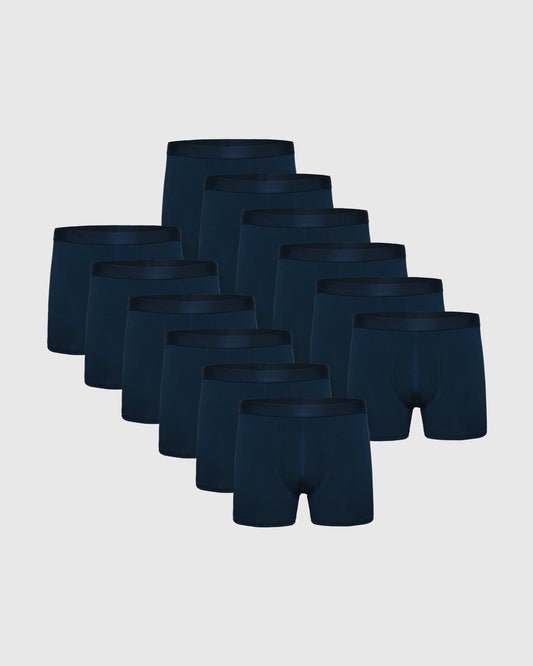 Navy Boxer Trunks 12-Pack