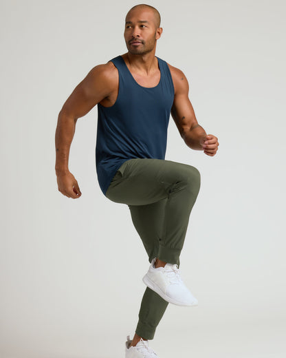 Navy Sleeveless Active Mesh Tank 3-Pack