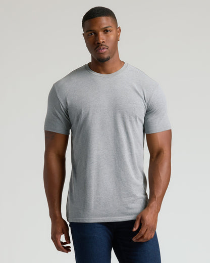 Tall Straight Hem Crew Neck T-Shirt 10-Pack