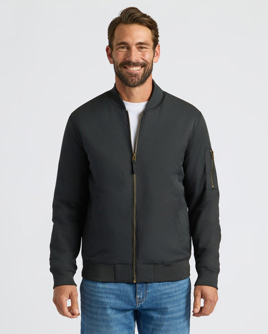 Black Bomber Jacket
