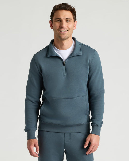 Neptune Quarter Zip Fleece Sweatshirt