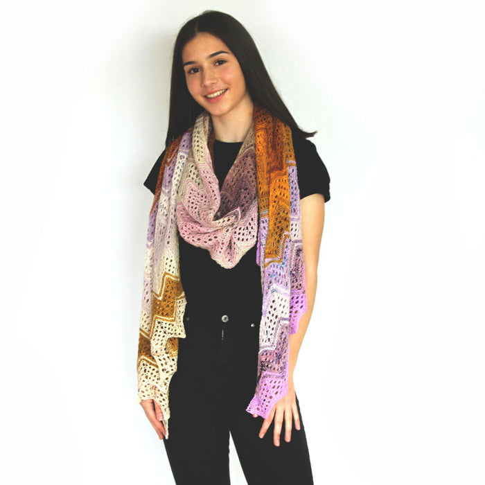 ADVENTurer Scarf & Wrap by Ambah O'Brien-Patterns-Alpaca Direct-Alpaca Direct