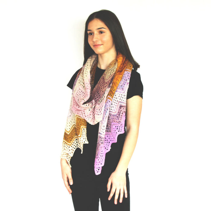 ADVENTurer Scarf & Wrap by Ambah O'Brien-Patterns-Alpaca Direct-Alpaca Direct