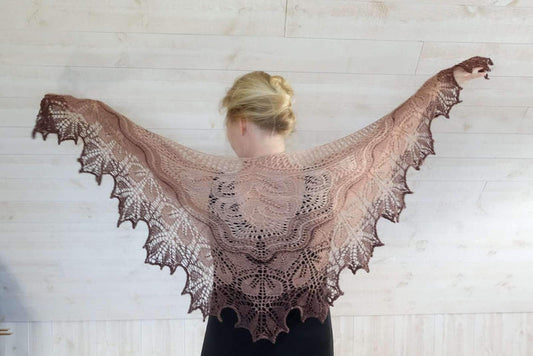 Alberta Shawl by Anne-Lise Maigaard-Patterns-Anne-Lise Maigaard-Alpaca Direct