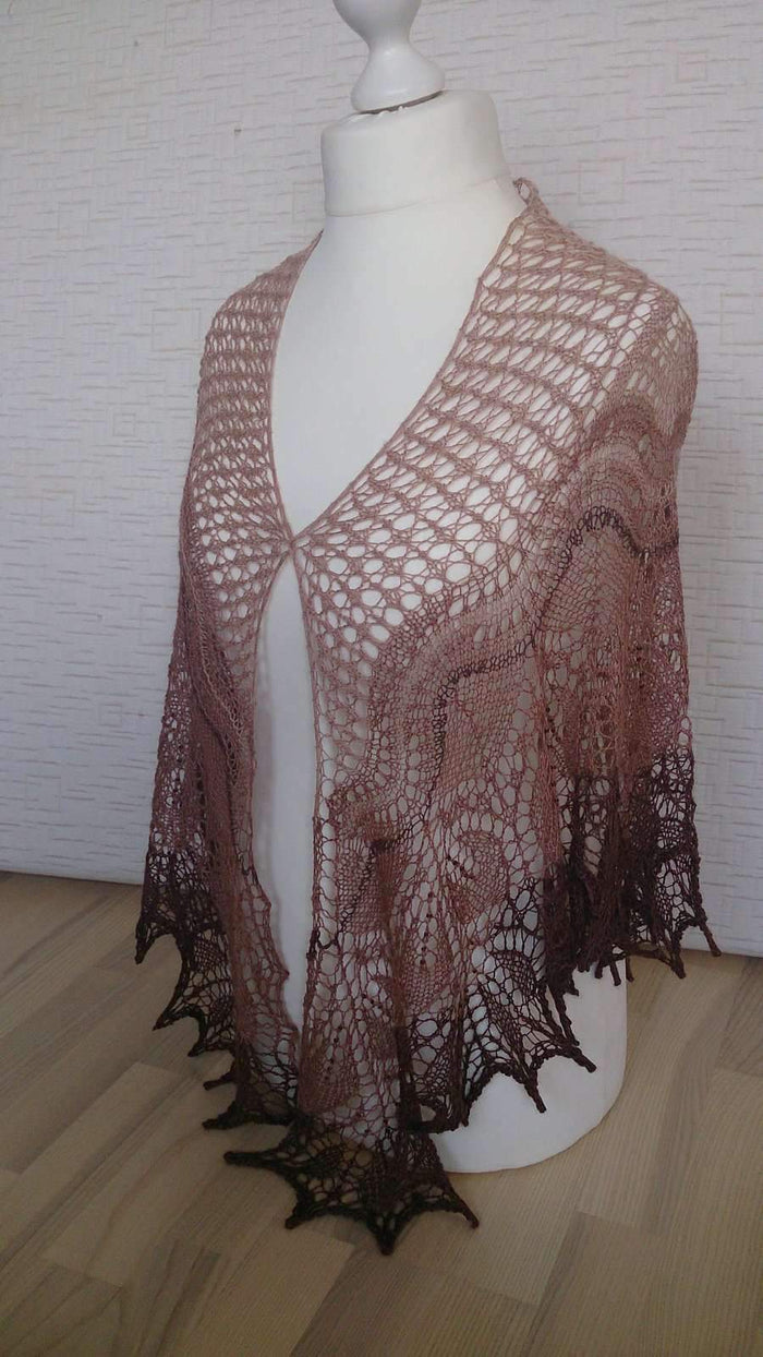 Alberta Shawl by Anne-Lise Maigaard-Patterns-Anne-Lise Maigaard-Alpaca Direct