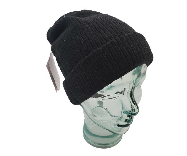 Alpaca Cuffed Hat-Apparel-Alpaca Direct-Black-Alpaca Direct