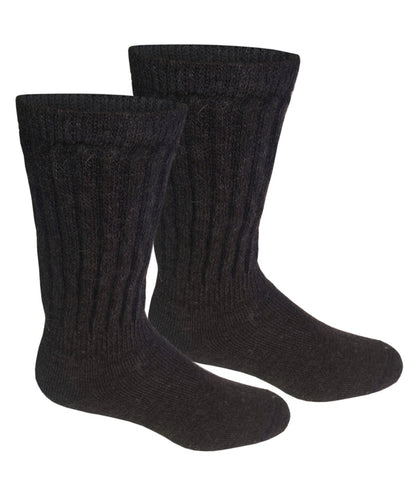 Alpaca Diabetic Socks-Socks-Alpaca Direct-Large-Charcoal-Alpaca Direct