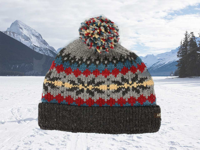 Artisan Alpaca Pom Hat-Apparel-Alpaca Direct-Alpaca Direct