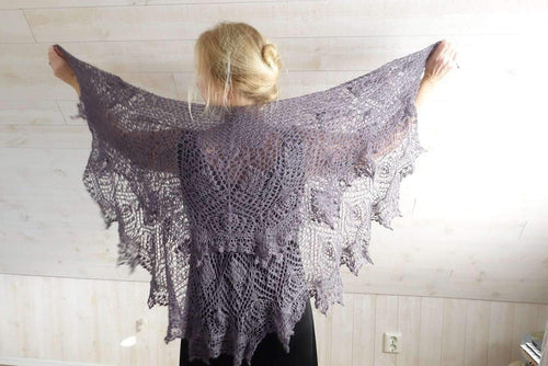 Arum Shawl by Anne-Lise Maigaard-Patterns-Anne-Lise Maigaard-Alpaca Direct