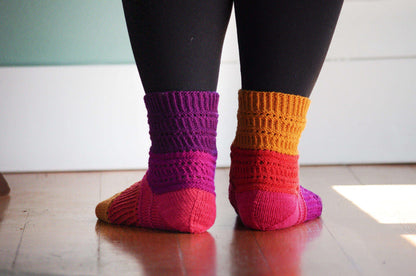 Bander Ridge Socks by Meghan Jones-Patterns-Meghan Jones-Alpaca Direct