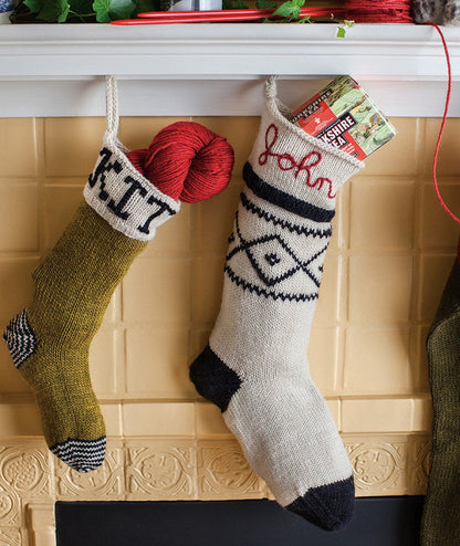 Basic Christmas Stocking by Churchmouse Yarns and Teas-Patterns-Churchmouse Yarns-Alpaca Direct
