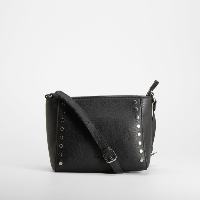Bolso bandolera negro moderno elegante PICCOLA PIU