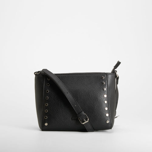 Bolso bandolera negro moderno elegante PICCOLA PIU