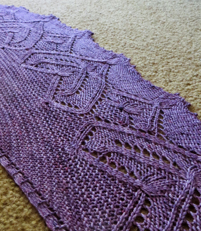 Border Garden Shawl by Verybusymonkey-Patterns-Verybusymonkey-Alpaca Direct
