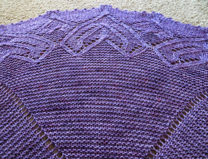 Border Garden Shawl by Verybusymonkey-Patterns-Verybusymonkey-Alpaca Direct