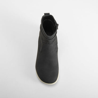 Botín plisado barefoot negro COMFEET