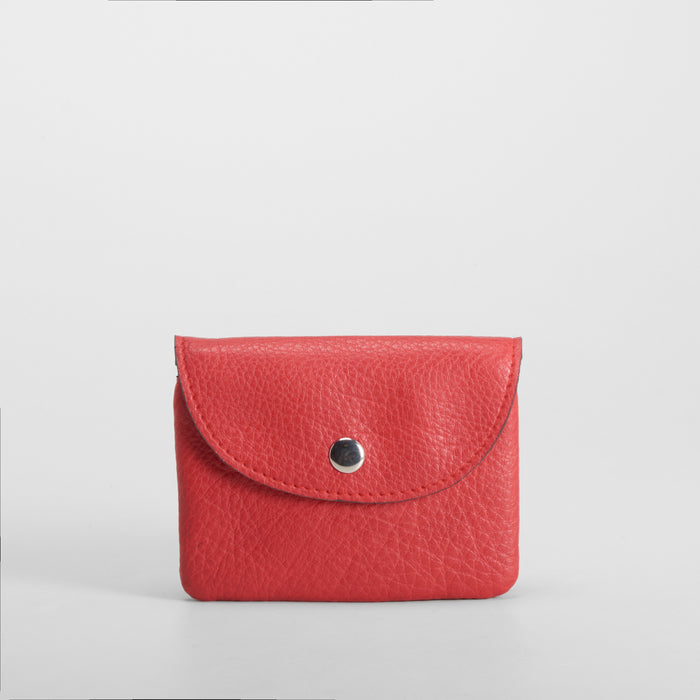 Cartera compacta roja PICCOLA PIU