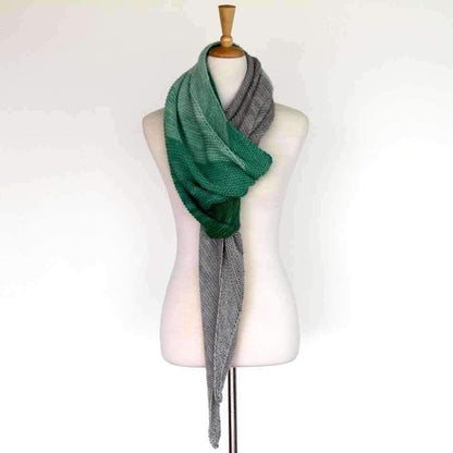 Celadon Shawl by Ambah O'Brien-Patterns-Alpaca Direct-Alpaca Direct