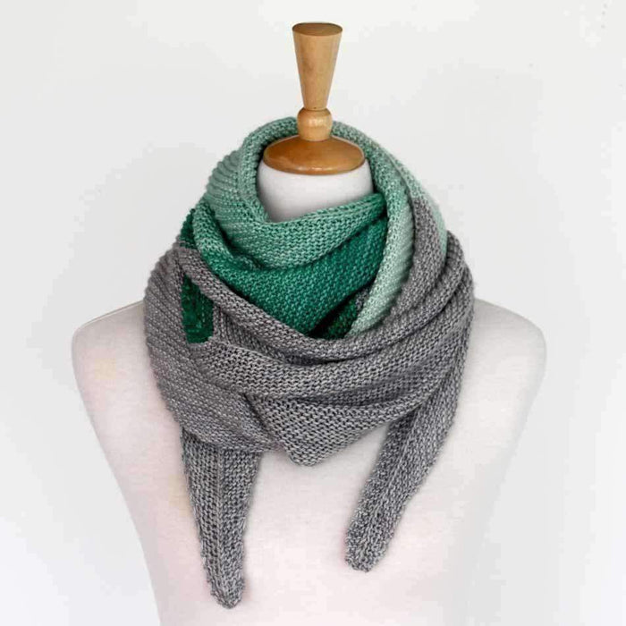 Celadon Shawl by Ambah O'Brien-Patterns-Alpaca Direct-Alpaca Direct