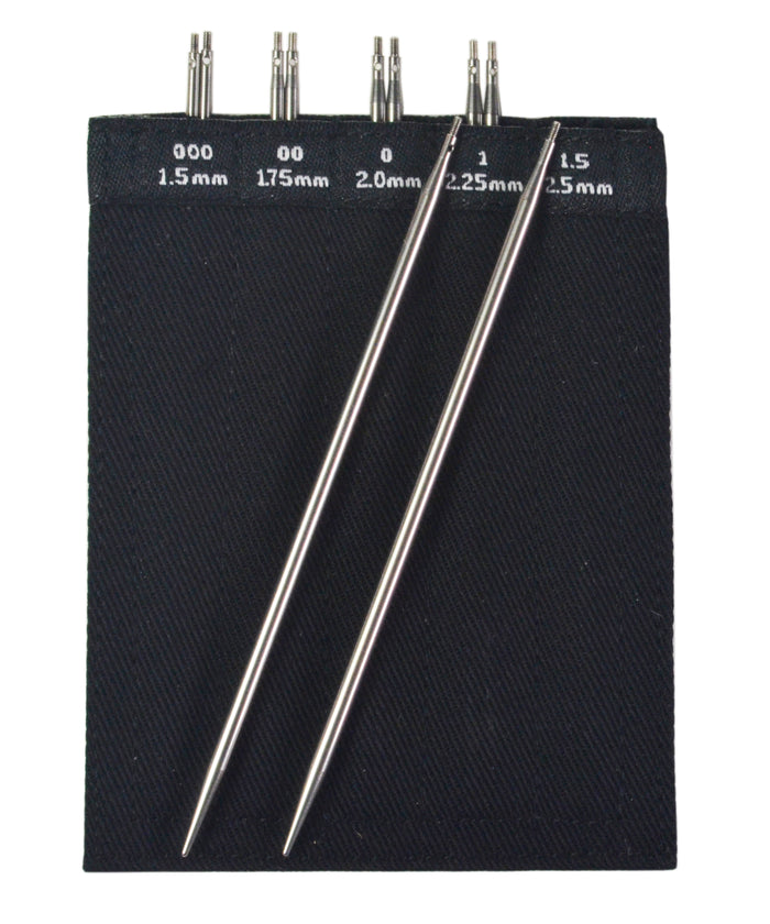 Chiaogoo Twist Mini 4" Interchangeable Redlace Needle Set 7400-M-Needles-Chiaogoo-Alpaca Direct