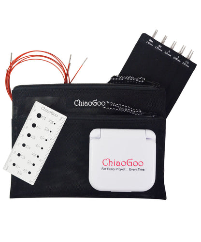 Chiaogoo Twist Mini 5" Interchangeable Redlace Needle Set 7500-M-Needles-Chiaogoo-Alpaca Direct