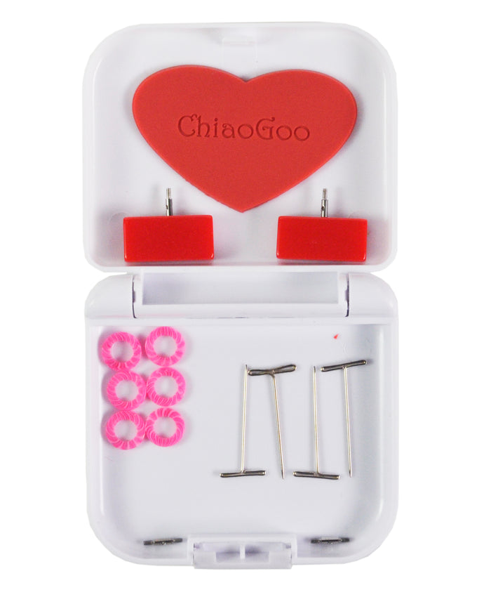 Chiaogoo Twist Mini 5" Interchangeable Redlace Needle Set 7500-M-Needles-Chiaogoo-Alpaca Direct