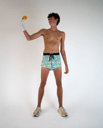 Men's Silly Goose 2" DS Split Shorts