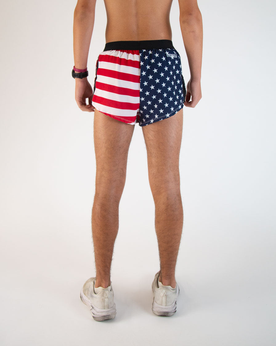 Men's USA 2" DS Split Shorts