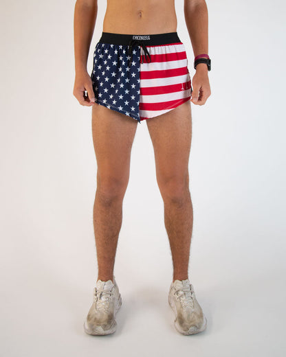 Men's USA 2" DS Split Shorts