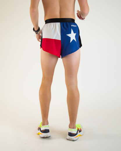 Men's Texas Flag 2" Split Shorts