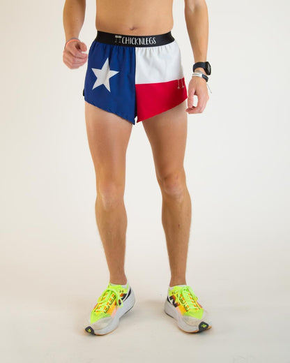 Men's Texas Flag 2" Split Shorts