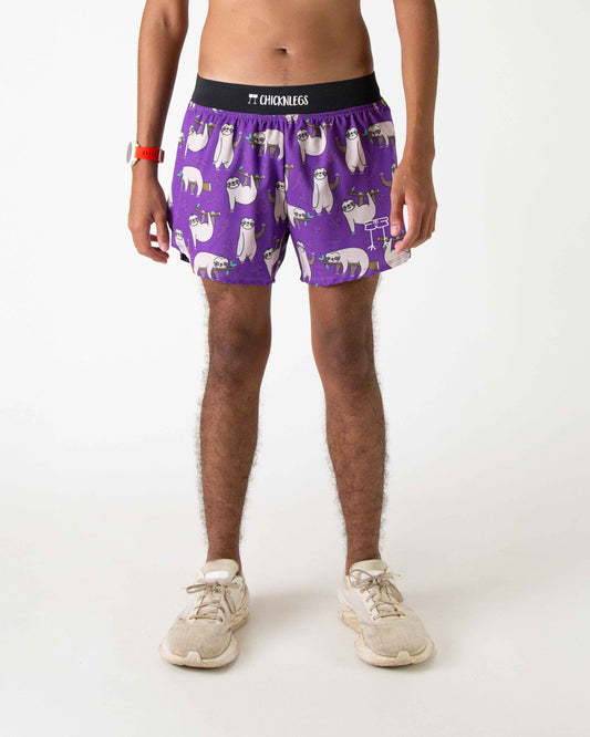 Men's Sloths 4" Half Split Shorts