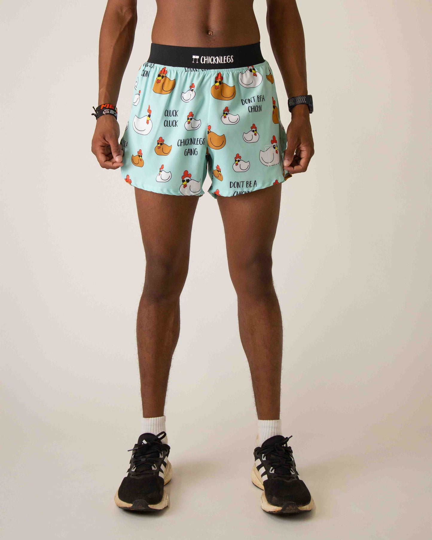Men's Swaggy Chickns 4" Half Split Shorts