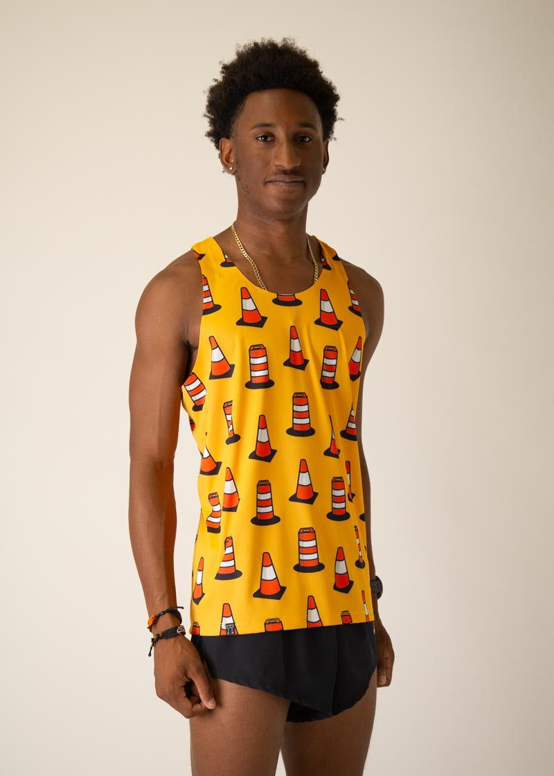 Men's Traffic Cones Performance Singlet