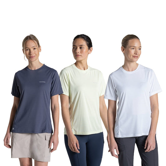 Craghoppers Womens NosiLIfe SolarShield+ Short Sleeve T-Shirt