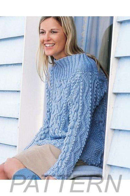 Debbie Bliss Cabled Pullover PATTERN ONLY-Patterns-Debbie Bliss-Alpaca Direct