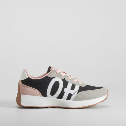 Deportiva retrojogging negra OH GIRL