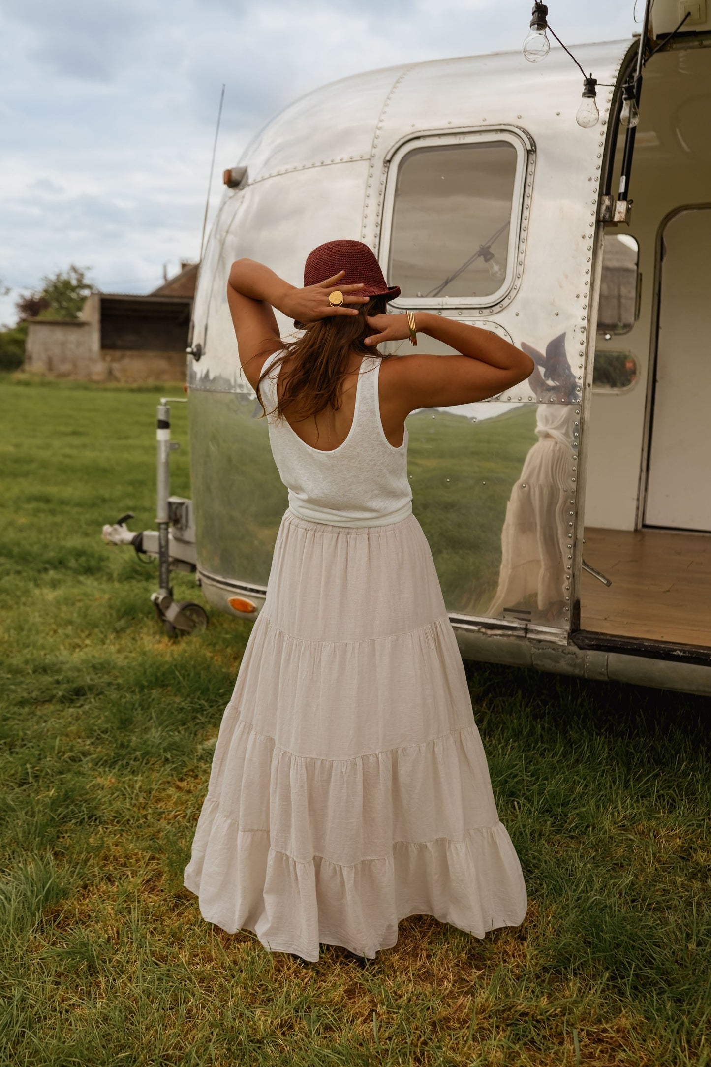 Beige Althea Skirt