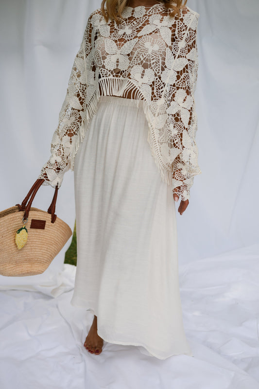 Beige Augusta Skirt