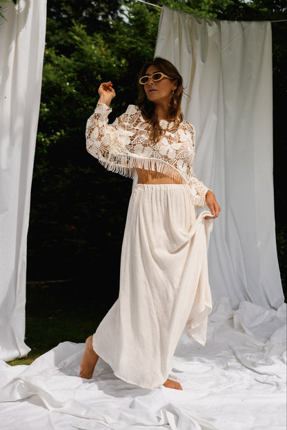 Beige Augusta Skirt