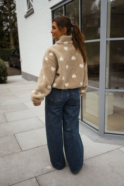 Beige Carmen Fleece Jacket