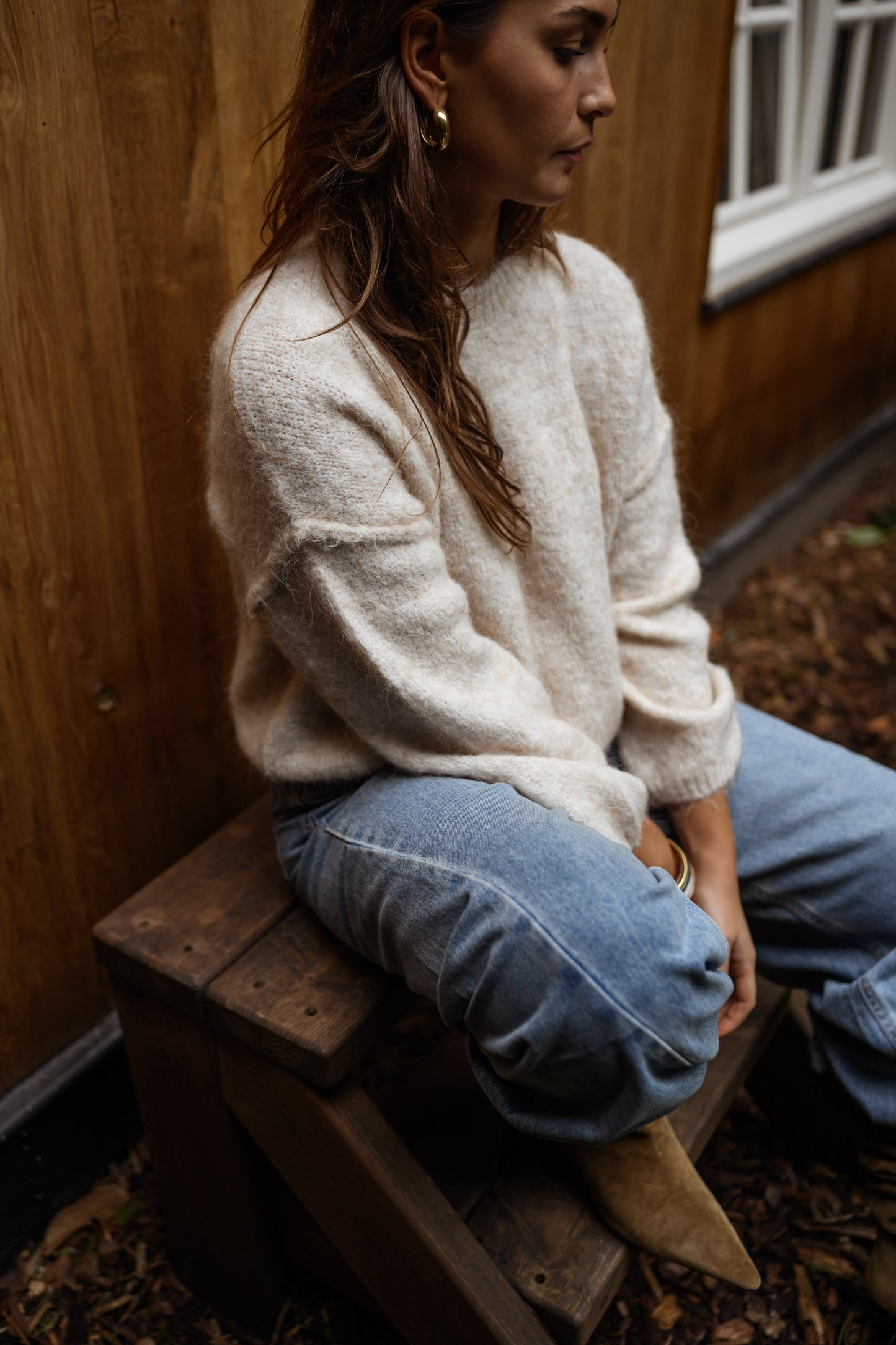 Beige Luck Sweater