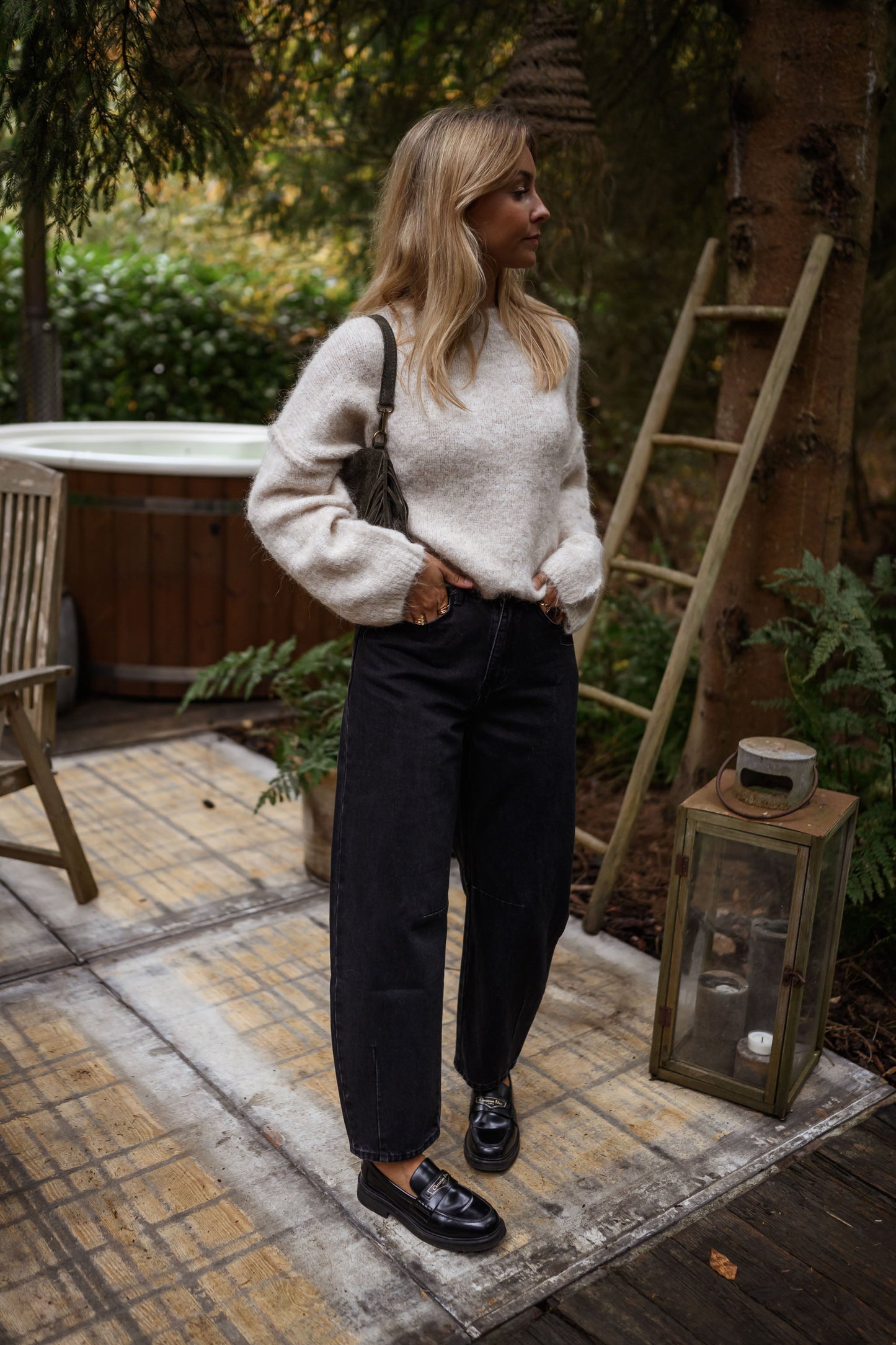 Beige Luck Sweater