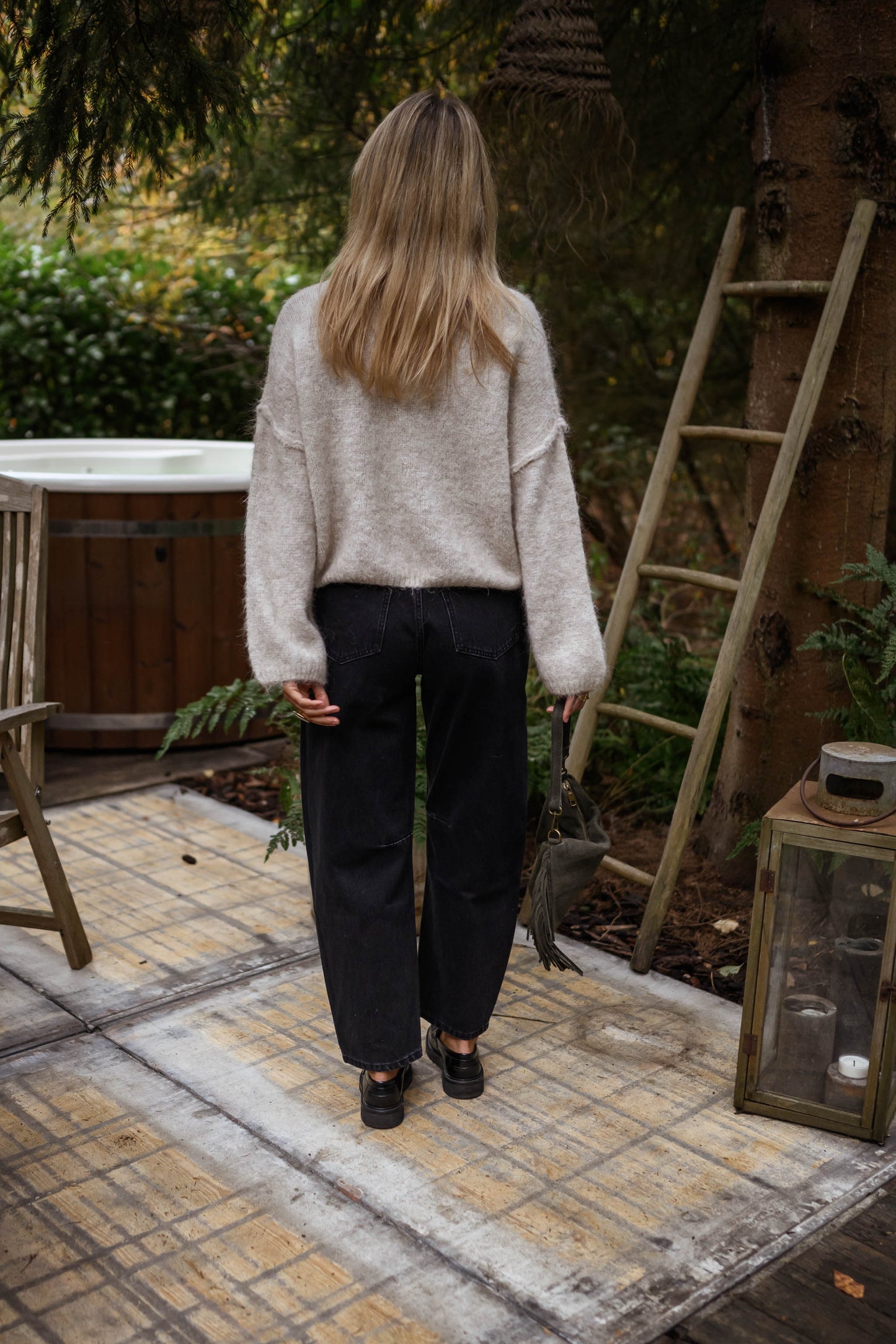 Beige Luck Sweater