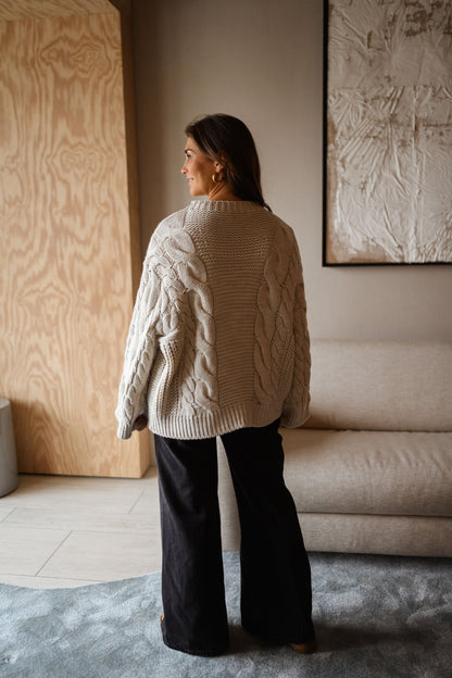 Beige Lupo Sweater