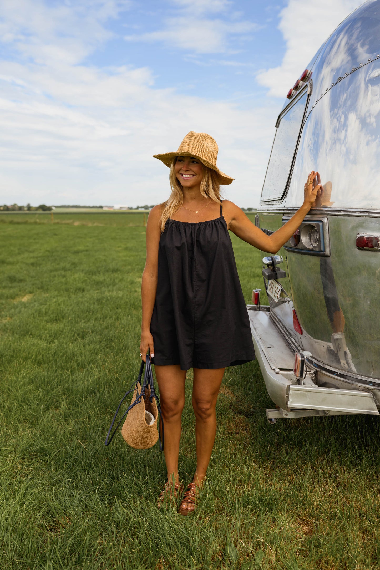 Black Kylie Romper