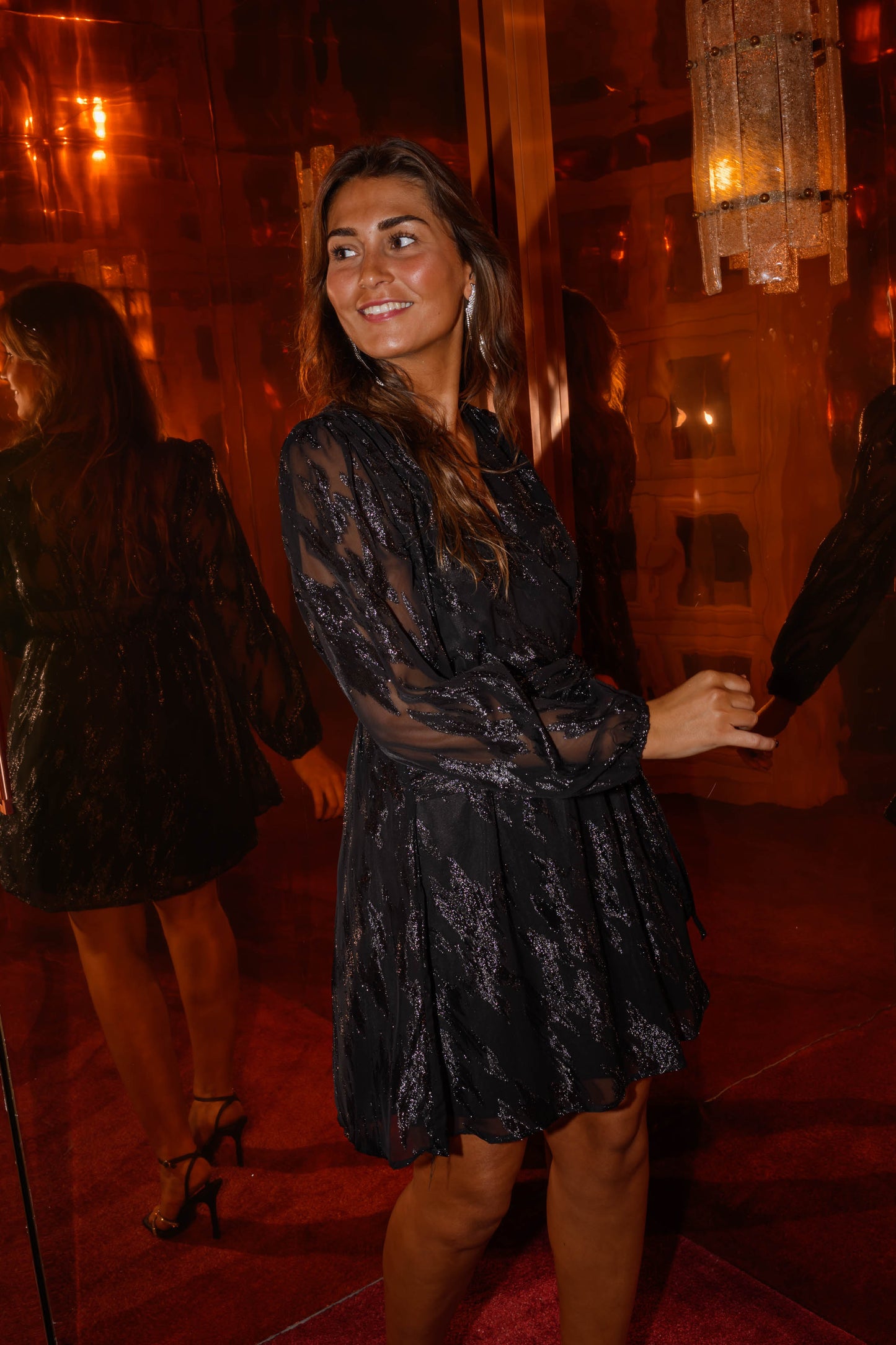 Black Laureen Dress