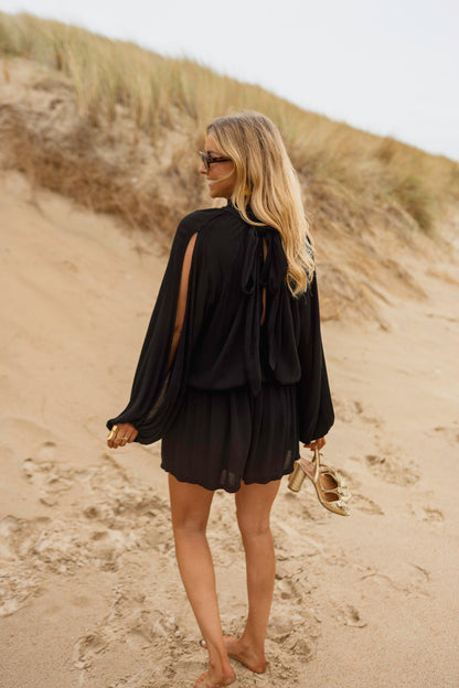 Black Lexy Romper